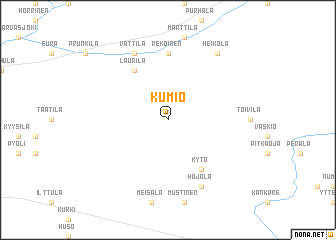 map of Kumio