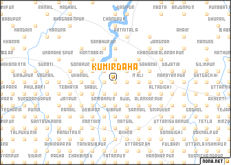 map of Kumirdaha