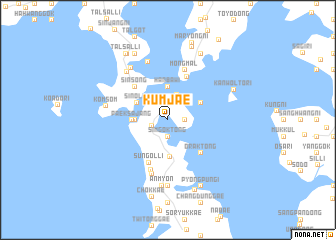 map of Kŭmjae