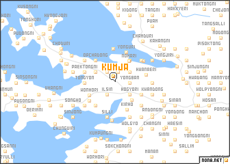 map of Kŭmja