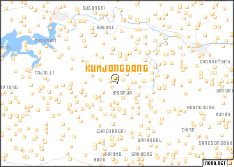 map of Kŭmjŏng-dong