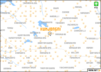 map of Kŭmjŏng-ni