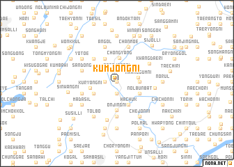 map of Kŭmjŏng-ni