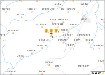 map of Kumköy