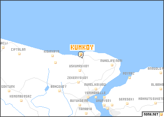 map of Kumköy