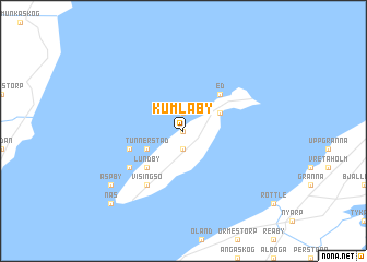 map of Kumlaby