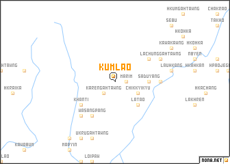 map of Kumlao
