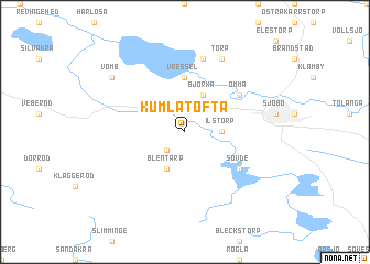 map of Kumlatofta