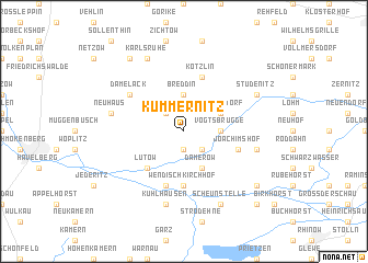 map of Kümmernitz