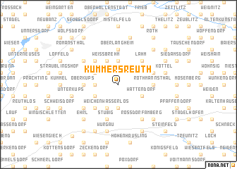 map of Kümmersreuth