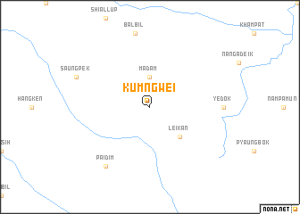 map of Kumngwei