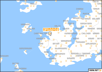 map of Kŭmno-ri