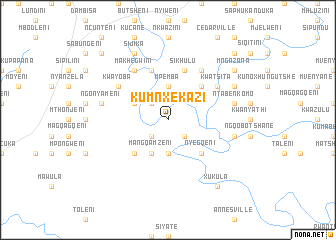 map of KuMnxekazi