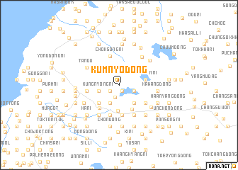 map of Kŭmnyŏ-dong