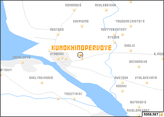 map of Kumokhino Pervoye