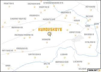 map of Kumovskoye