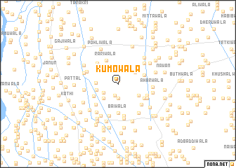 map of Kumowāla