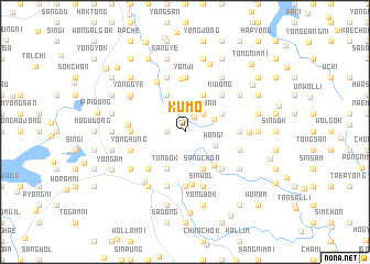 map of Kŭmo