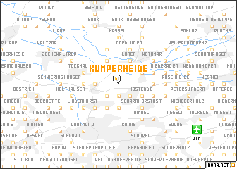 map of Kümperheide