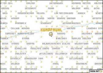 map of Kumpfmühl