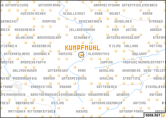 map of Kumpfmühl