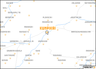 map of Kumpikai