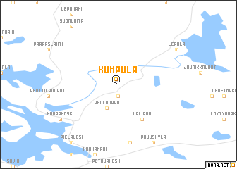 map of Kumpula