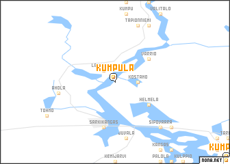 map of Kumpula