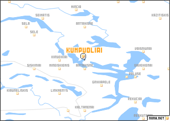 map of Kumpuoliai