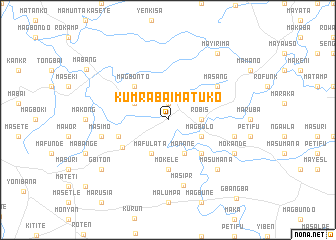 map of Kumrabai Matuko