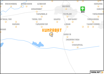 map of Kum-Rabat