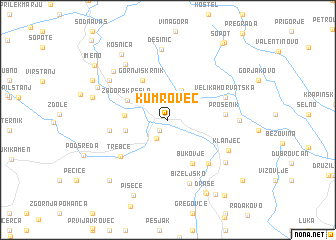 map of Kumrovec