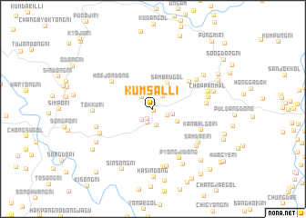 map of Kŭmsal-li