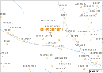 map of Kumsandŏgi