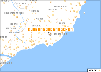 map of Kŭmsandongsang-ch\