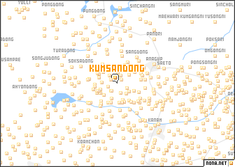 map of Kŭmsan-dong