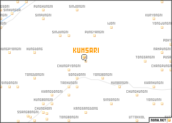 map of Kŭmsa-ri