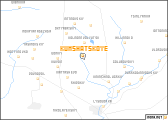 map of Kumshatskoye