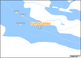 map of Kumshiganak