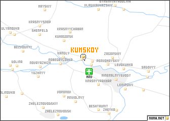 map of Kumskoy