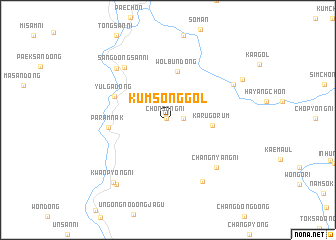 map of Kŭmsŏng-gol