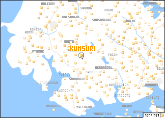 map of Kŭmsu-ri