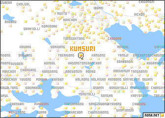 map of Kŭmsu-ri