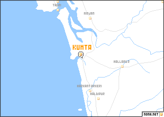 map of Kumta