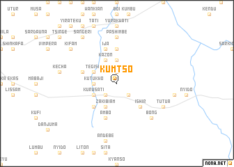 map of Kumtso