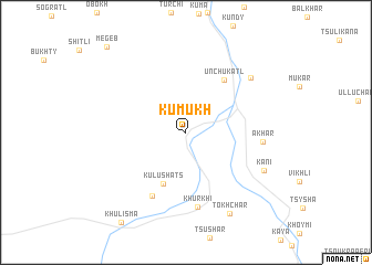 map of Kumukh