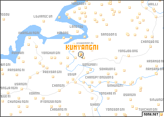 map of Kŭmyang-ni