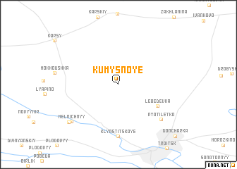 map of Kumysnoye