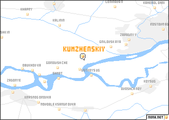 map of Kumzhenskiy