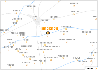 map of Kuna Gork